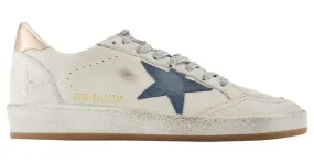 Zapatillas Ballstar - Golden Goose Deluxe Brand - Cuero - Blanco 