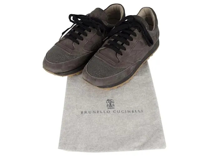 Zapatillas Brunello Cucinelli Monili Gris 