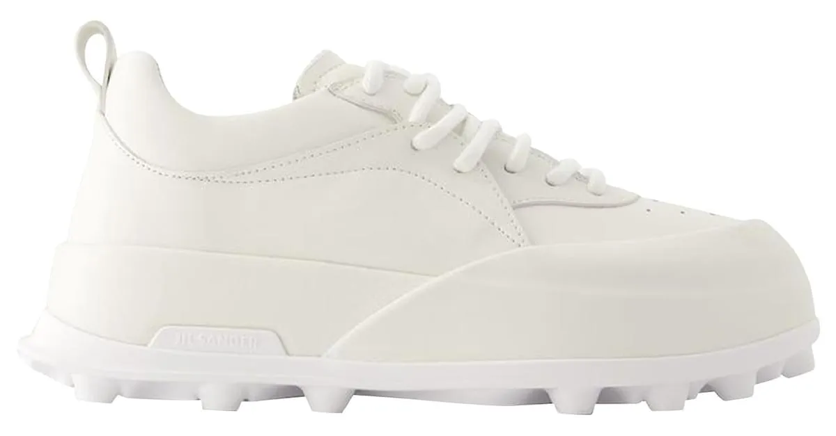 Zapatillas - Jil Sander - Piel - Porcelana Blanco 