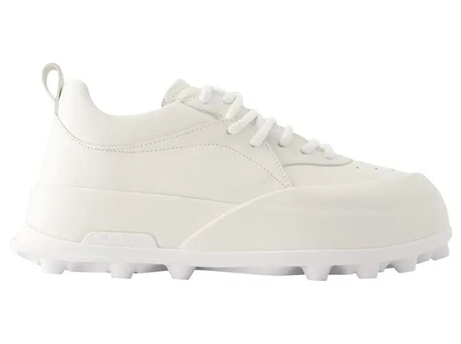 Zapatillas - Jil Sander - Piel - Porcelana Blanco 