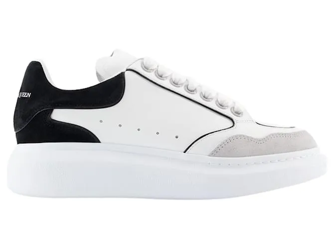 Zapatillas oversize - Alexander Mcqueen - Piel - Gris 