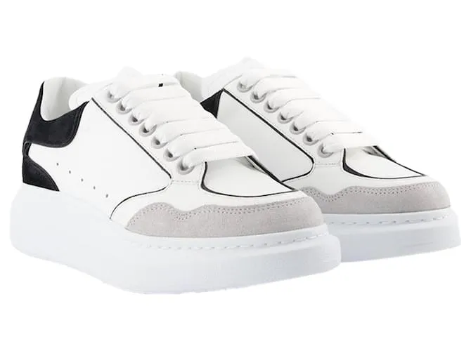 Zapatillas oversize - Alexander Mcqueen - Piel - Gris 