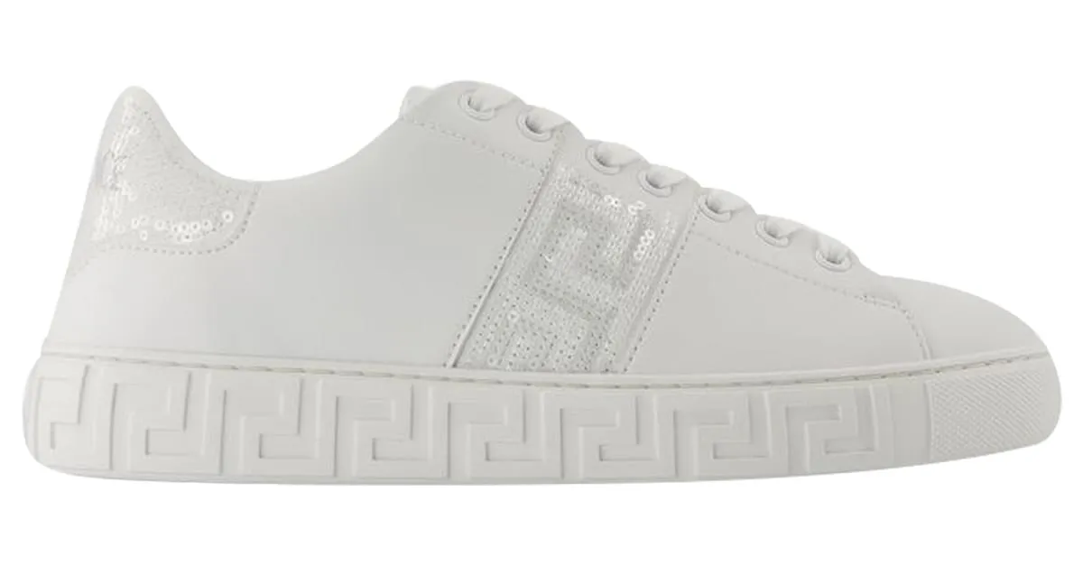 Zapatillas - Versace - Algodón - Blanco 