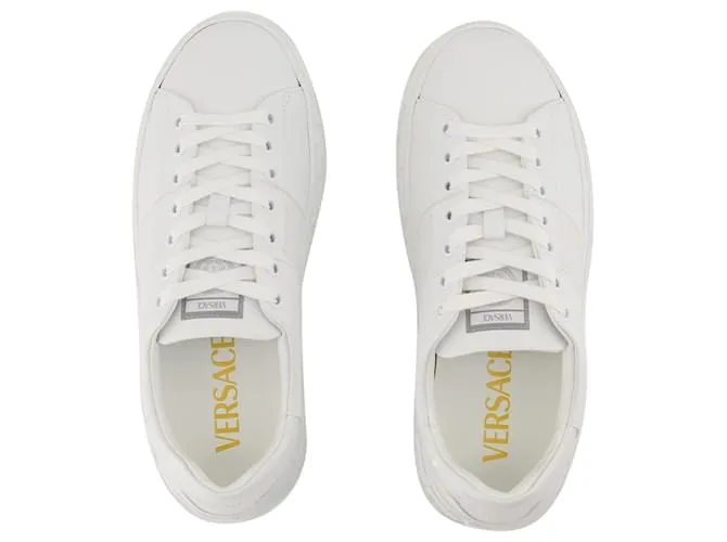 Zapatillas - Versace - Algodón - Blanco 